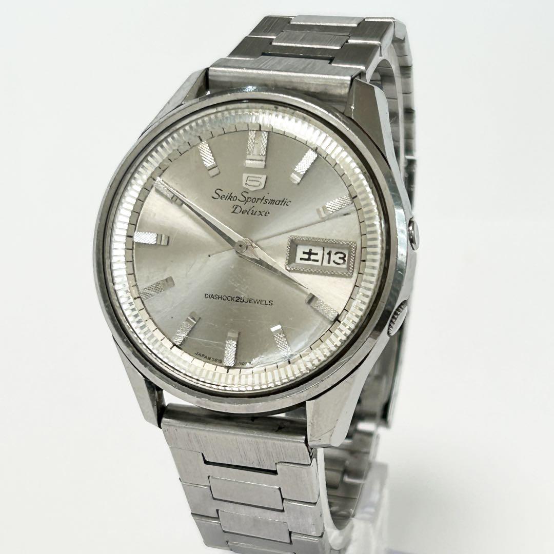 

[Б/У] В настоящее время в рабочем состоянии SEIKO5 Sportsmatic Deluxe дизайн с дельфином