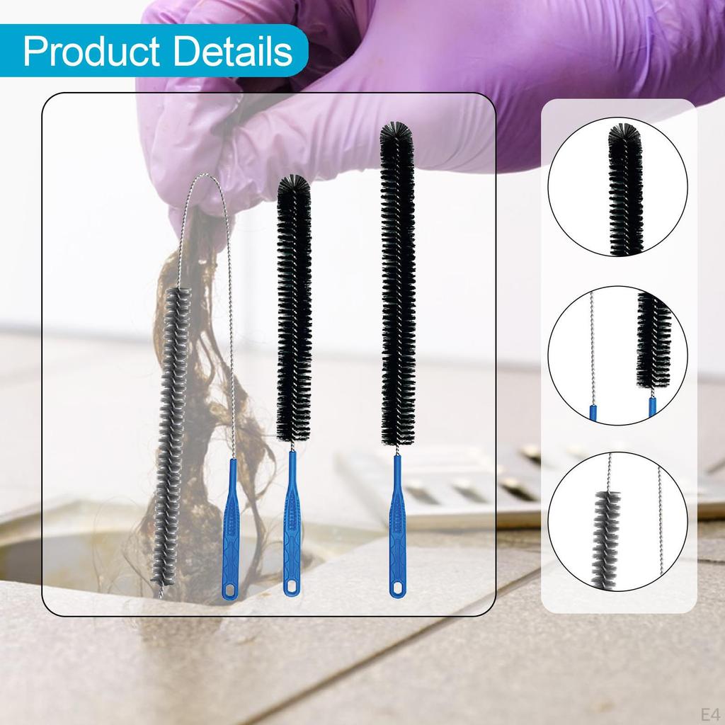 Drain Cleaning Brush Set Gift Multifunction Tool Pipe Cleaner for Water Pump