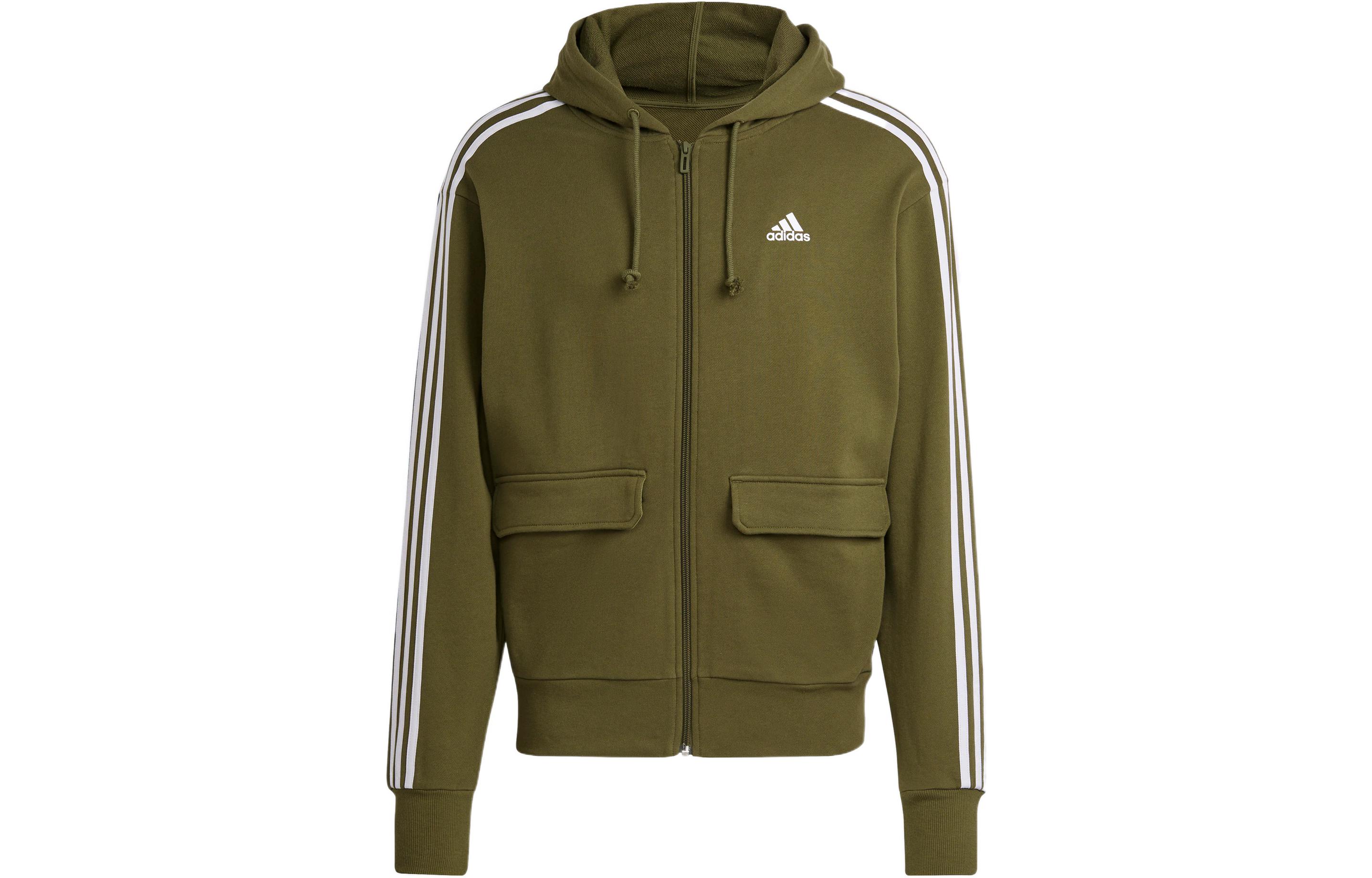 Adidas Jackets Men s Green Hooded Moderate Other HS3507 L
