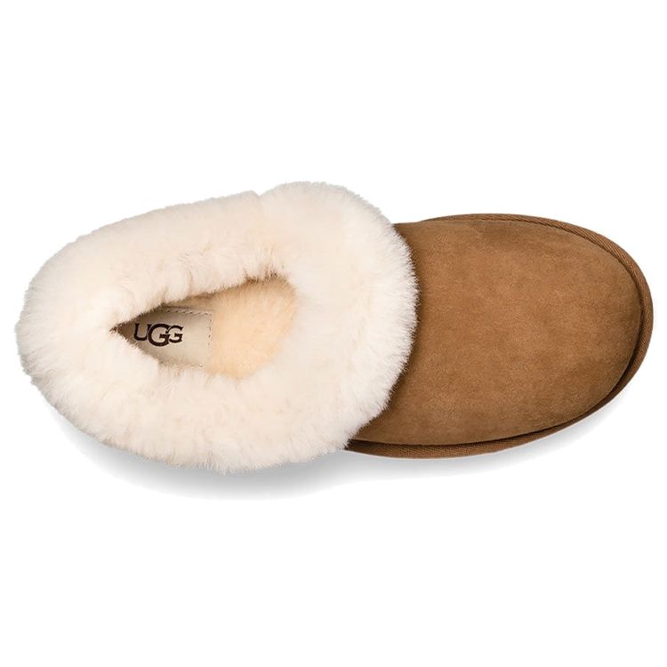 UGG Warm And Durable Comfortable Slip On Plush Ankle Snow Boots Women Boots Chestnut 1119002-CHE