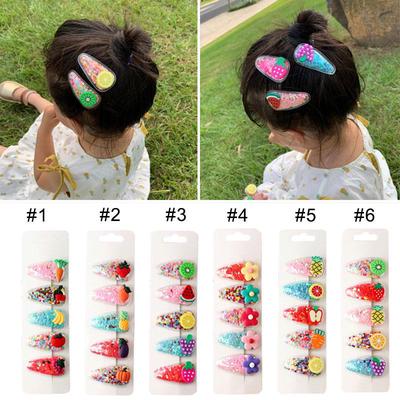 Baby Headwear Cute Hair Clips Accessories For Kids Children Hair Clip 5Pcs//set