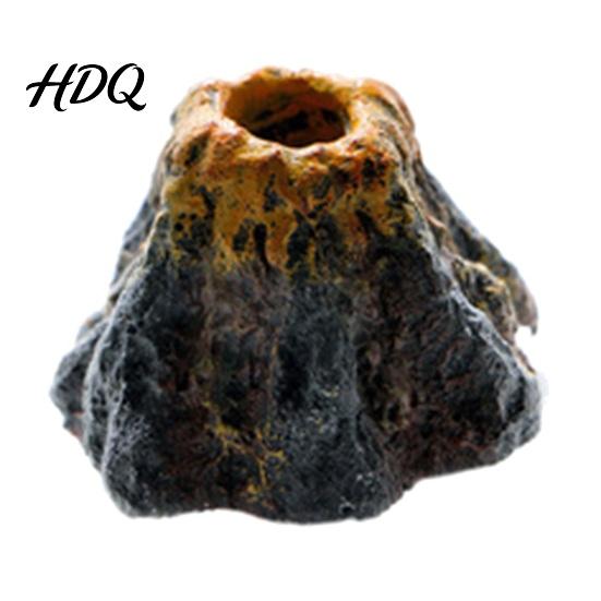 Dynamic Waterscape Aquarium Decor Bubbler Shell Resin Volcano Coral Air Pump Bubbler