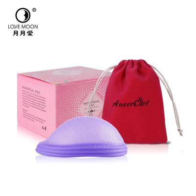 Frauengesundheit Menstruationstasse Menstruationsmedizinischer Silikonbecher Weiche Menstruationsschale Menstruationsscheibe Wiederverwendbare Scheiben Menstruationssammler