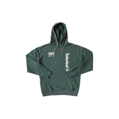 Timberland Letter Print Loose Fit Hoodie Unisex Hoodies Deep-Spruce A28MPE20