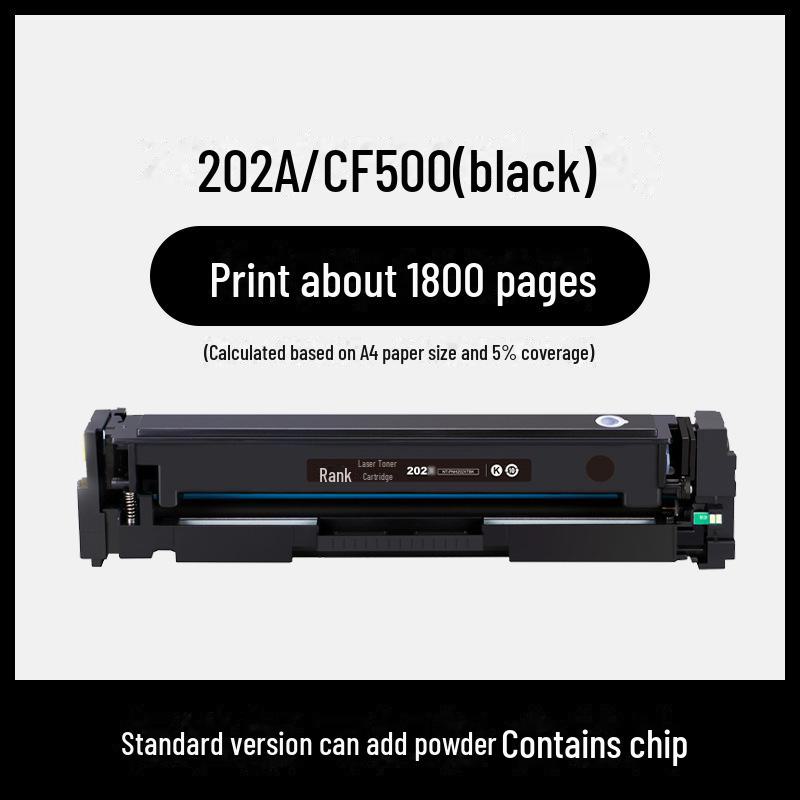 Gezhige Toner Cartridge for HP Models: M281fdw, M254dw, Cf500a, M254nw, M281fdn