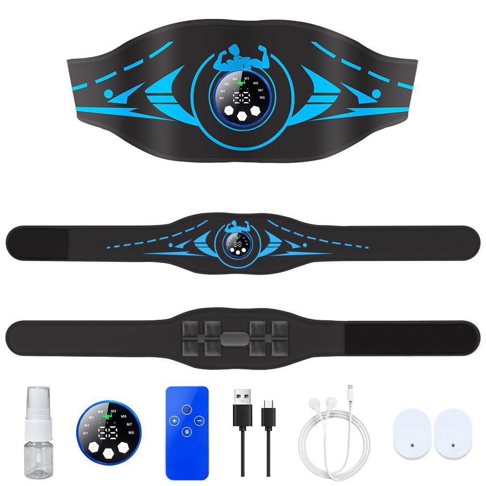 Smart EMS Abdominal Fitness Belt - Rechargeable Home Workout Equipment