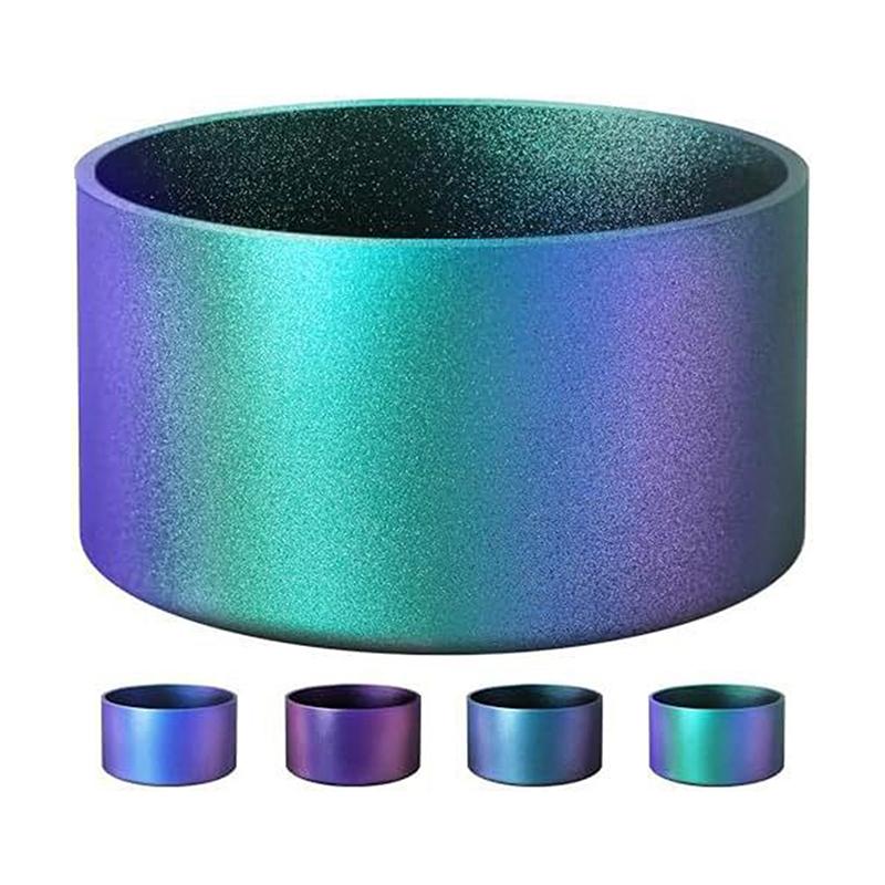 Chameleon Gradient Matte Luster Cup Holder Silicone Boot Compatible With Tumbler 20-40Oz And More 12-24Oz Water Bottles