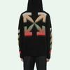 OFF WHITE SS21 Sweatshirts Men's Black Hooded Non Detachable Moderate Regular OMHA037R21KNI0011084