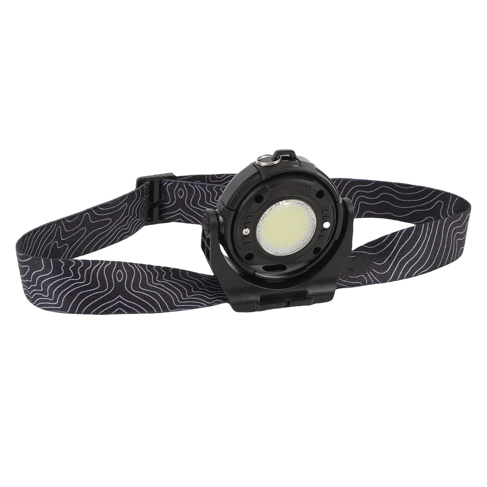 

Magnetic Camping Light IPX3 Waterproofing 360 degrees Rotation 3 Brightness Levels with Detachable Headband