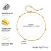 Dainty Heart Chain Anklet For Women,Stainless Steel Love Pendant Anklets,Fashion Charm Summer Jewelry Gift