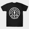 Men Black Print T-shirt Mandelbaums Gym No-Cut Transfer Paper Print Cotton Tshirt