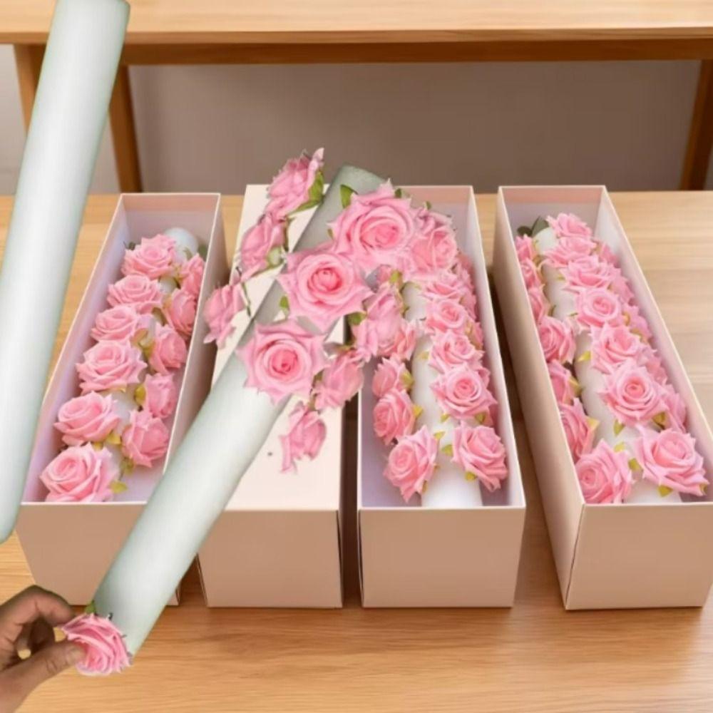 EPE Pearl Cotton Floral Foam Stick 2M Foam Craft Stick Floral Arrangement Stick Party Decoration