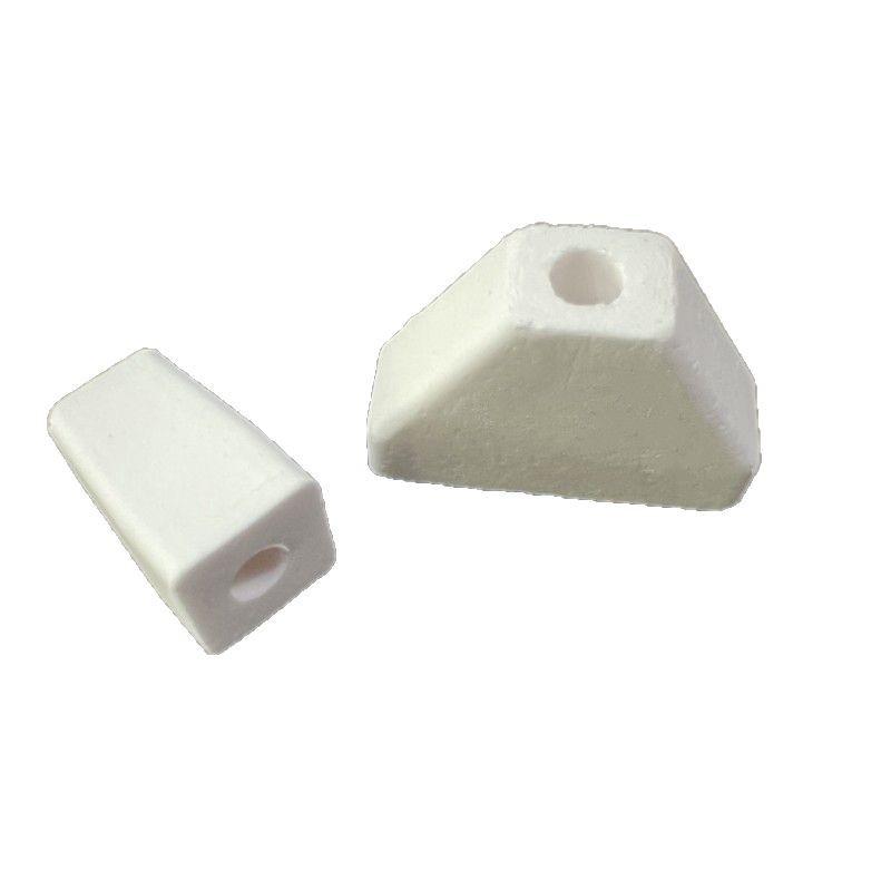 Aluminum Oxide Ceramic Insulator with Triangular Hole