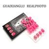 24Pcs Fashionable Press On Nail with Artistic Detail Quick Wear False Nail Modern Women Multiple Occasions