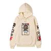 Record of Ragnarok Lu Bu Vollfarbiger Anime Hoodie Japanischer Drachen-Ärmeldruck Lässiger Pullover mit langen Ärmeln Sweatshirt