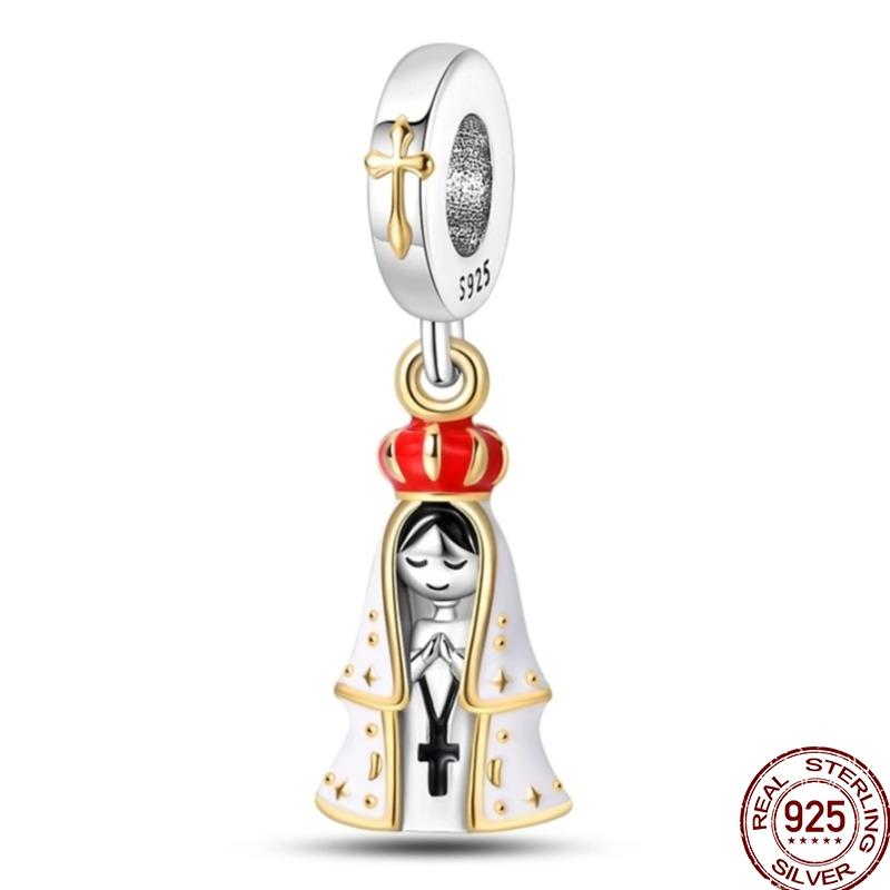 Original Copper Charm Beads Luminous Firefly Tarot Card Perfume Butterfly Bead For Women Diy Bracelet Charm Jewelry