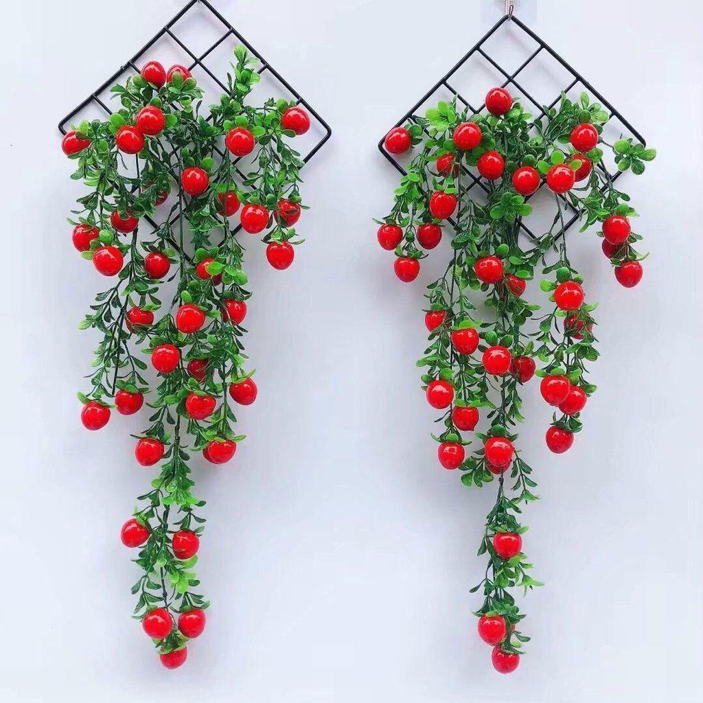 Luxury Floral Wall Decor: New Year Fortune Vine with Greenery and Artificial Flowers