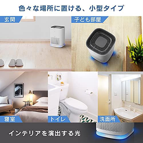 Iris Ohyama Air Purifier, 10 Tatami Mats, Small, Deodorizing, Disinfecting, Deodorizing, Dust, Pollen, Dust Collection, PM2.5, Pets, Quiet, Energy Sav