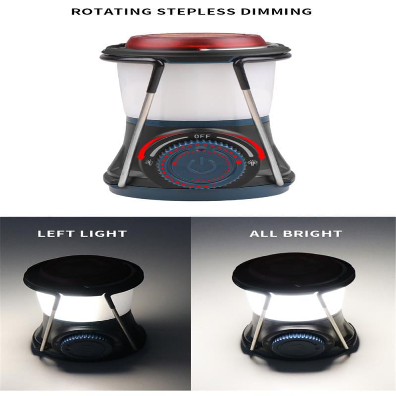 Camping Light Led Rotary Switch Magnet Hook Portable Horse Lamp For Outdoor Camping Emergency Light