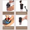 Portable Manual Coffee Grinders Compact Designs Nonrust Steel Burr Adjustable Coarseness For Travels Camping Office Use