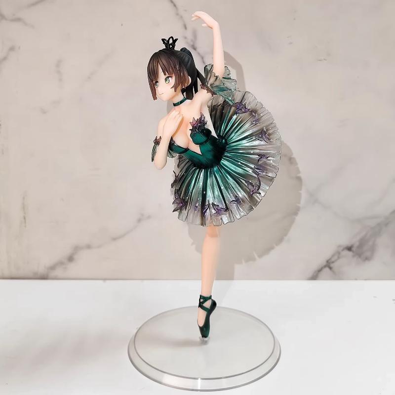 Black Swan Anime Girl Gk Figure Collectible Kawaii Ballerina Figurine Desktop Pc Case Decorative Ornament Gift For Anime Fans