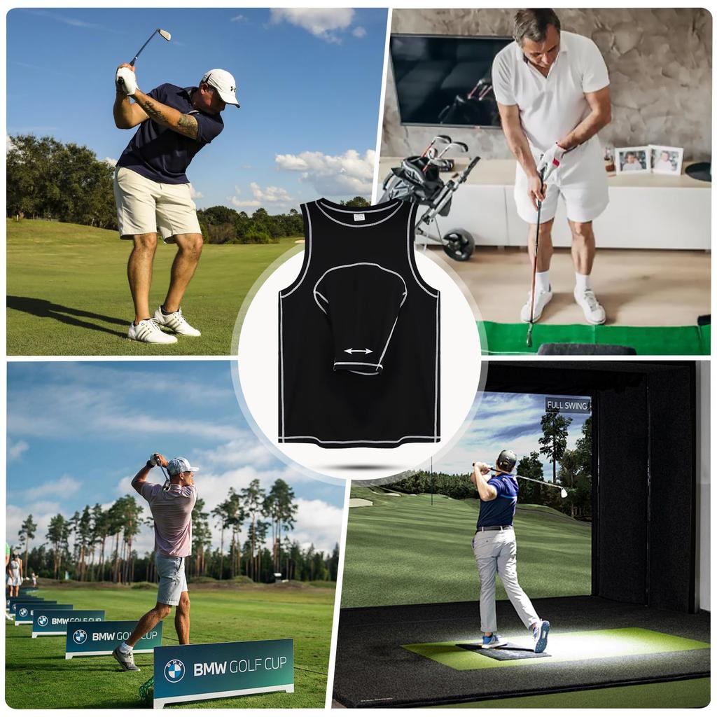 Golf Swing Training Aid, Golf Swing Shirt Trainer, Breathable Arm Golf Beginner Swing Posture History (M) [Parallel Import]