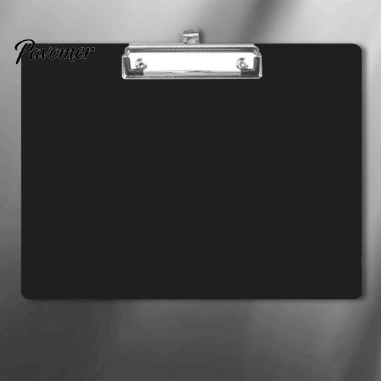 Strong Clamping Clipboard A4 Letter Size Plastic Clipboard, Hard Board with Low Profile School Clip, Lightweight Solid Color for Office Classroom