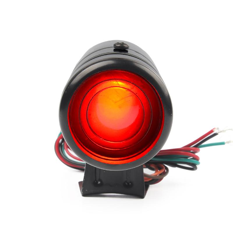 Universal 1000-11000 RPM Adjustable Tachometer Gauge Warning Shift Light Red/Blue LED Lamp Car Meter with Tach Cover