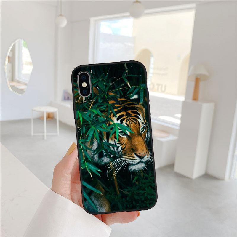 CJ7 Animal Tiger Soft Shell Phone Case for Redmi Note 8 9 Pro Max 9S 9T 9C NFC 8T 8A 10A A4