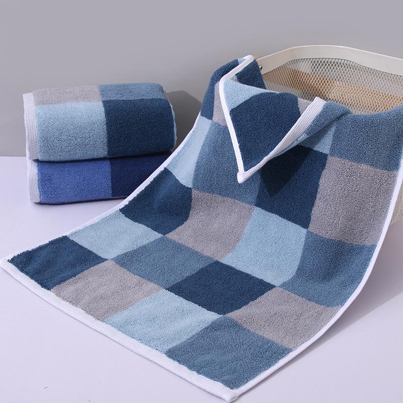 1 bucată prosop din bumbac jacquard îngroșat, moale, absorbant de apă, prosop de uz casnic pentru adulți, prosop cu uscare rapidă din bumbac, prosop de față pentru copii, clasa A