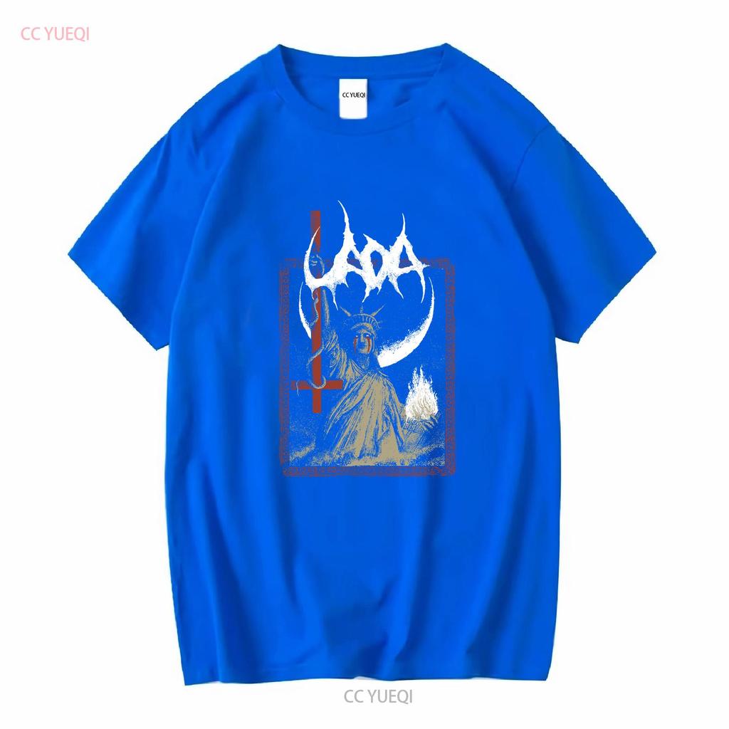 Neues 3269 Uada American Group T-Shirt Größe S 4XL lang- oder kurzärmelig Vintage Gewaschen Stretchig Stilvoll Lässig Streetwear