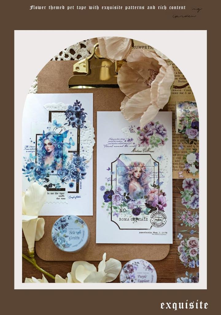 Assorted Masking Tape Collage Flake Roll Roll Tape Collage Planner Korean Set of Large Red of Stickers, Stickers, Stickers, Cute, Retro, Stylish,