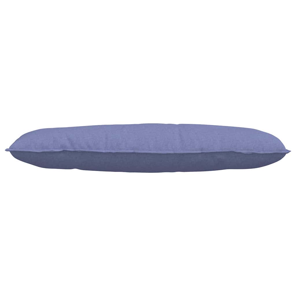 Back Cushion Denim Blue 120 x 19 x 50 cm Fabric