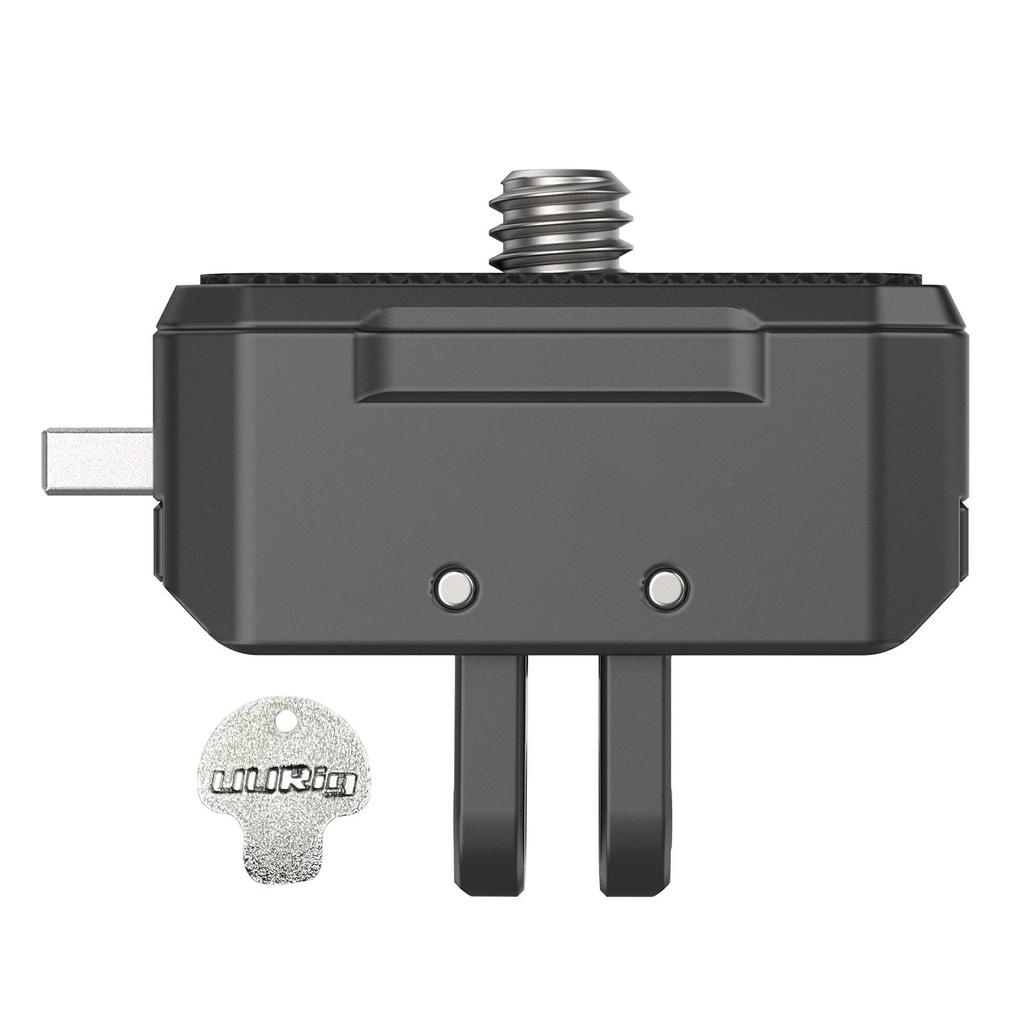 Aluminium-Adaptersockel mit Schnellwechselhalterung und Montageplatte, magnetische Action-Kamerahalterung, universelle 1/4-Zoll-Schnittstelle