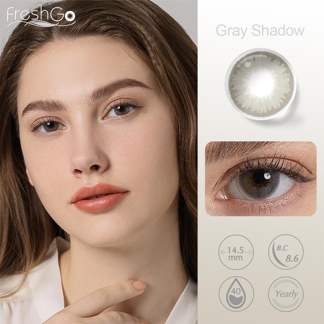 

Цветные контактные линзы Freshgo с бриллиантами для глаз, косметика, блестящие цветные контактные линзы, мягкие цветные линзы для глаз, 1 пара годовых линз 14.5mm