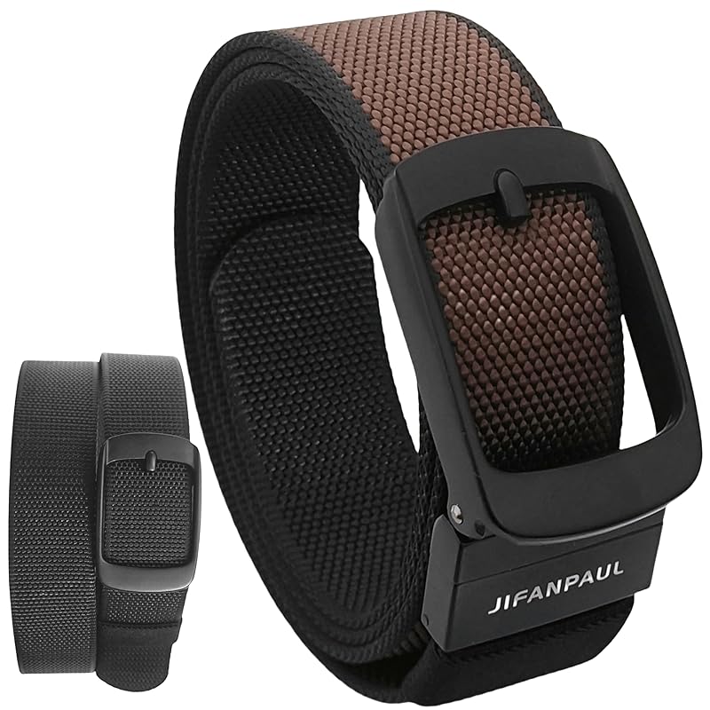 

[JIFANPAUL] Tactical belt that can be used on both sides men s belt Survival game nylon belt For work For work For mountain climbing golf casual