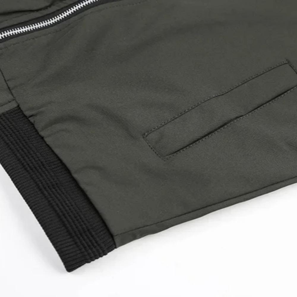 Jackets for Men Solid Color Bomber Jacket Coat Business Male Coats Windbreaker Mens Zipper Korean Basic Streetwear Tops