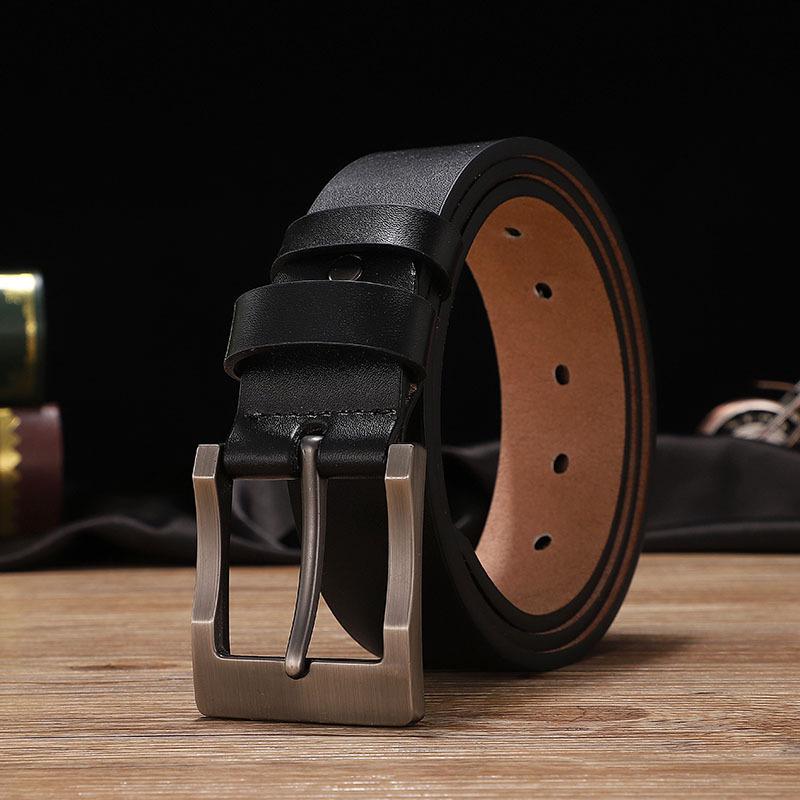 Ceinture décontractée à boucle rotative pour homme - Polyvalente et tendance, style coréen