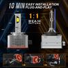 2x D3S LED D1S Car Headlights Canbus For Ballast D2S D4S D5S D8S Led HID D1R D2R D3R D4R D5R Two-sided CSP Chip Car Light 110W