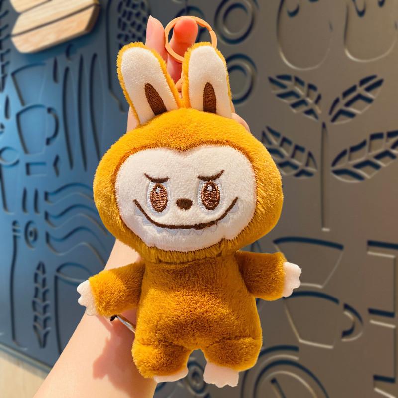 Adorable Plush Bubble Rabbit Keychain Cute Cartoon Key Ring For Students And Car Lovers