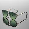 New Vintage Pilot Sunglasses Women Fashion Double Bridge Candy Color Sun Glasses Trendy Brand Design Korean Style Shades