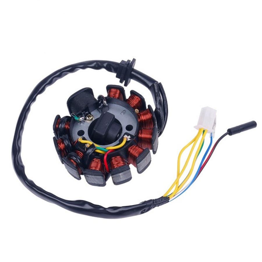 11 Coil Magneto Alternator Stator for GY6 Chinese Scooter Moped ATV Go Kart Quad