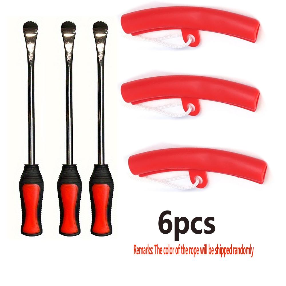 3/6/12pcs Rim Protector Tire Changing Lever Tools Auto Spoon Tire Kit Motorcycle Bicycle Tire Changing Levers