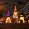 LED Glowing Halloween LED Decor Warm Light Glowing Ghost Statue Ghost Nightlight Living Room Shelf
