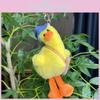 Adorable Cute Tilting Duck Plush Toy Soft Stuffed Animal Doll Keychain Accessory