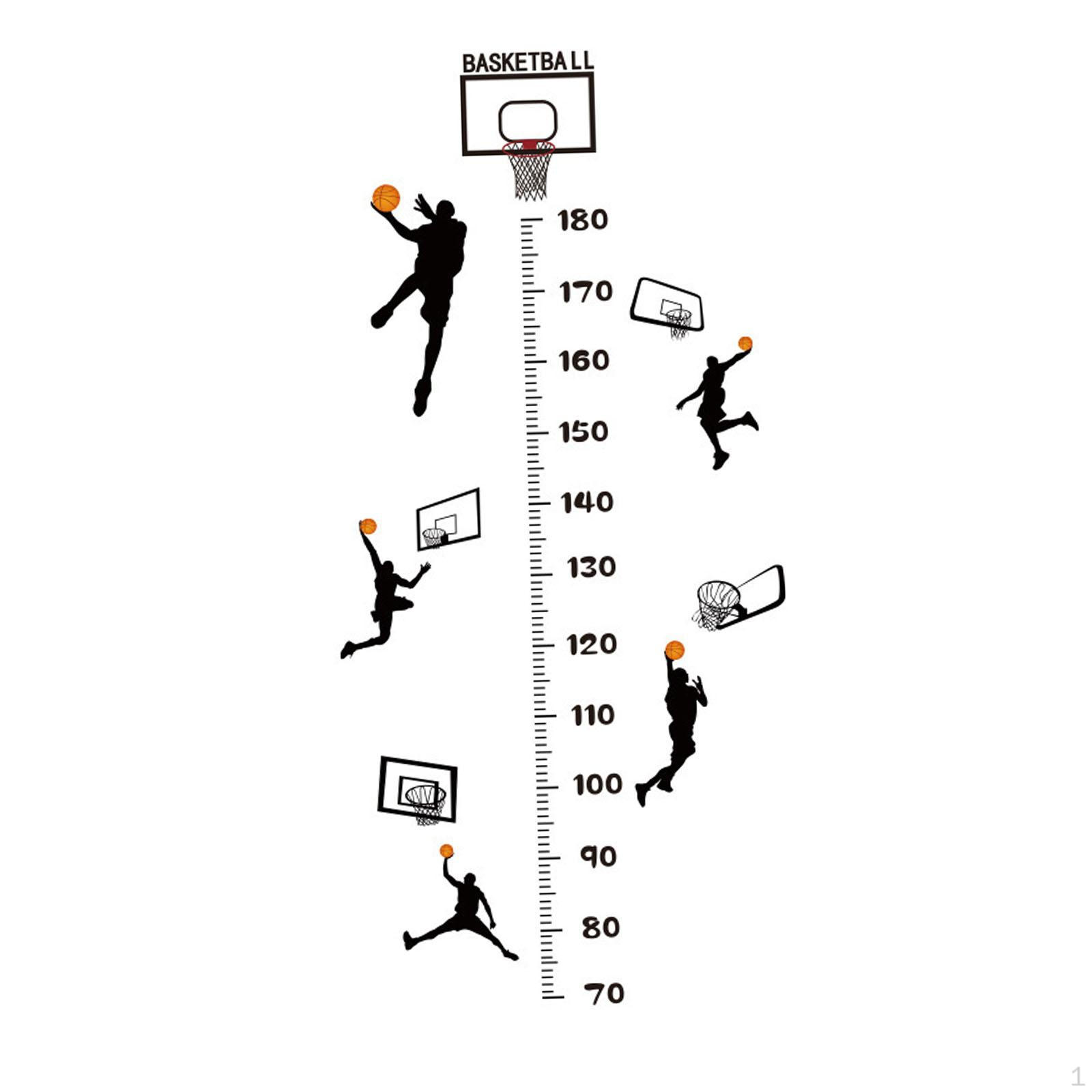 

Наклейка на стену с графиком роста детей - интерактивная высота Style E