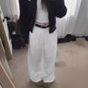 High-Waist Wide-Leg Retro Drape Jeans for Petite Women