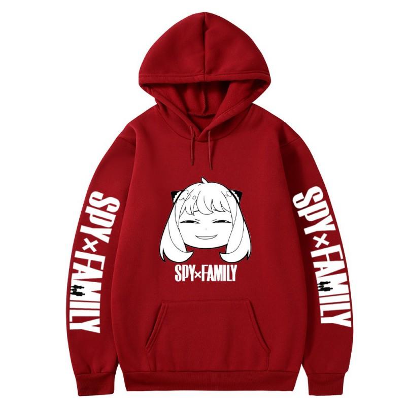 Spy X Family Anime Hoodie Women - Printed Cap Sleeve Long Oversized Streetwear Sweatshirt In Multiple Colors