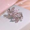 2022 New Design Leaf Branch Design Female Finger Ring Luxury Cubic Zirconia Wedding Rings for Women Party Fashion Jewelry
