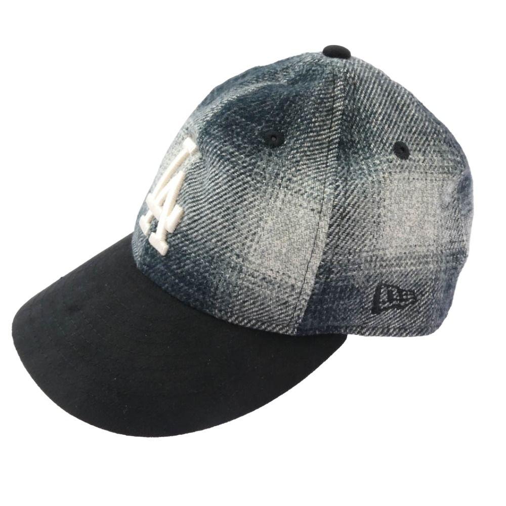 Used NEW ERA New Era  BEAMS 9THIRYY Flannel Check DODGERS Beams custom made flannel Dodgers check baseball cap multicolor [Used]